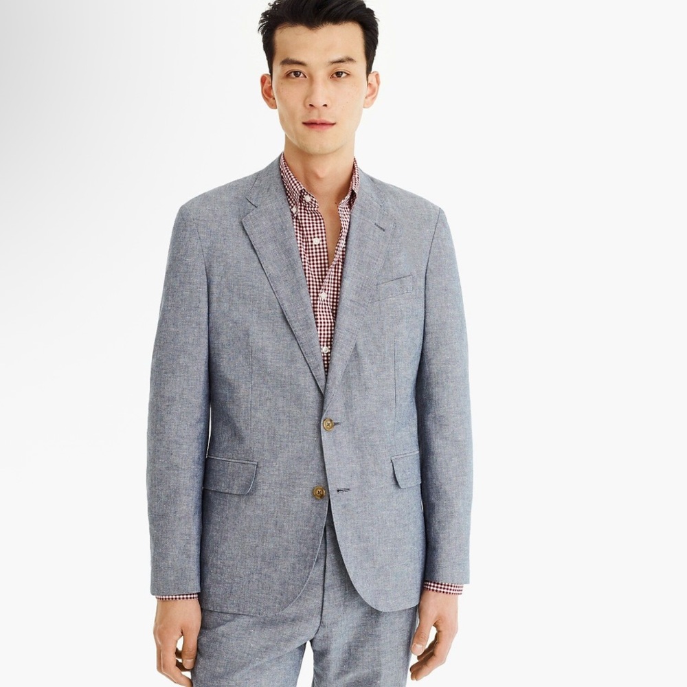 J. Crew Men’s Gray Ludlow Suit Jacket 38R.